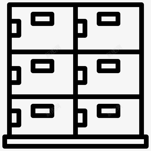 储物柜回学校110直系svg_新图网 https://ixintu.com 储物柜 学校 直系