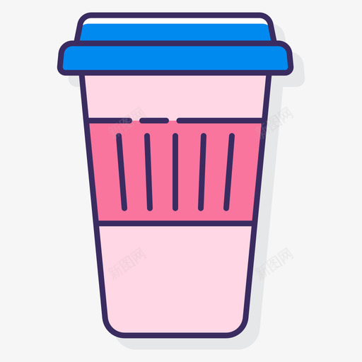 杯子diy11线性颜色svg_新图网 https://ixintu.com 杯子 diy 线性 颜色