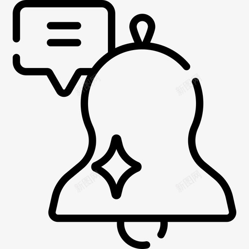 通知社交网络10线性svg_新图网 https://ixintu.com 通知 社交 网络 线性