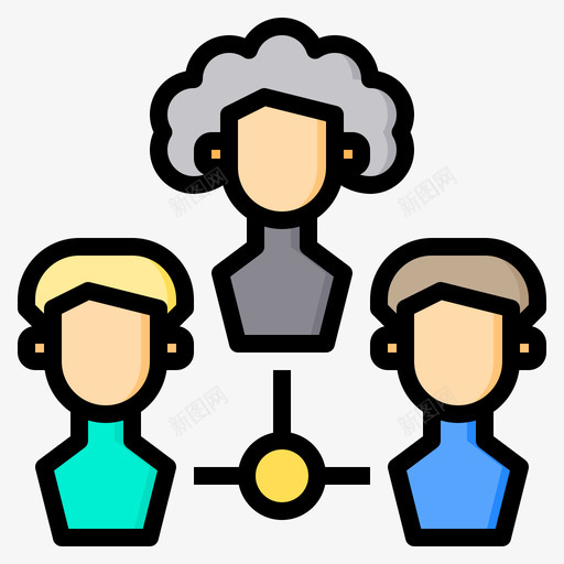 团队设计思维73线条色彩svg_新图网 https://ixintu.com 团队 设计 思维 线条 色彩