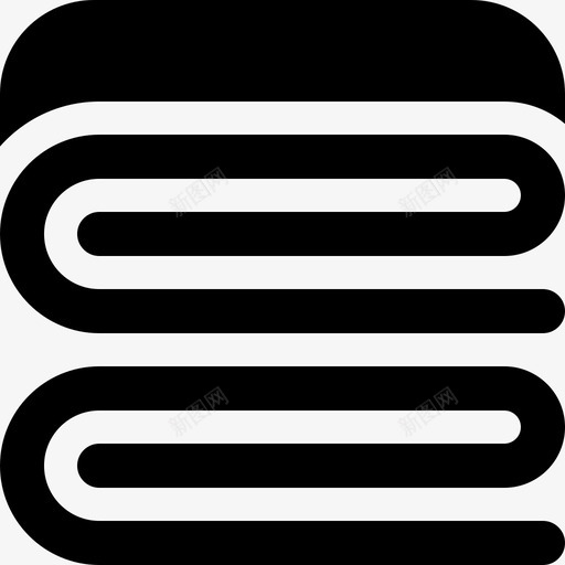 毛巾健身127填充svg_新图网 https://ixintu.com 毛巾 健身 填充
