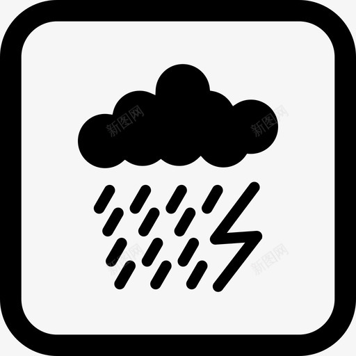 黑暗的光线云闪电svg_新图网 https://ixintu.com 黑暗 暗的 光线 闪电 天气