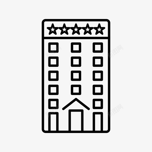 五星级酒店大厦五星级svg_新图网 https://ixintu.com 星级酒店 大厦 五星级 酒店 餐厅