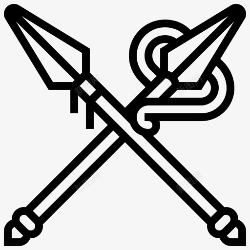 长矛皇室元素直系svg_新图网 https://ixintu.com 长矛 皇室 元素 直系