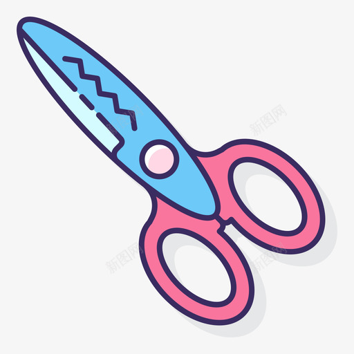 剪刀diy11线性颜色svg_新图网 https://ixintu.com 剪刀 diy 线性 颜色