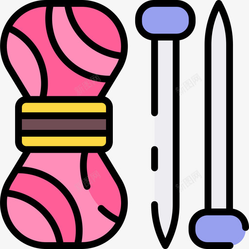线颜色针织线18svg_新图网 https://ixintu.com 颜色 针织