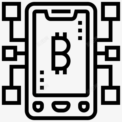 区块链未来技术20线性svg_新图网 https://ixintu.com 区块 未来技术 线性