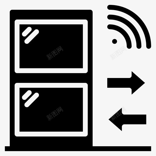 门控制家居svg_新图网 https://ixintu.com 控制 家居 智能 科技 恒温器 智能家居 固态
