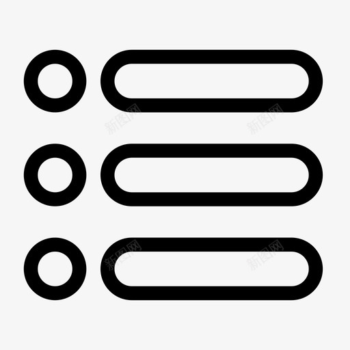 菜单项目符号列表汉堡svg_新图网 https://ixintu.com 菜单 汉堡 项目 符号 列表