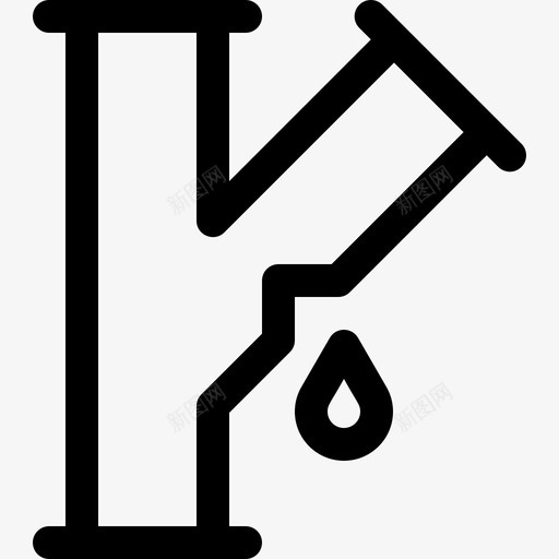 漏水水管工48线性svg_新图网 https://ixintu.com 漏水 水管 管工 线性
