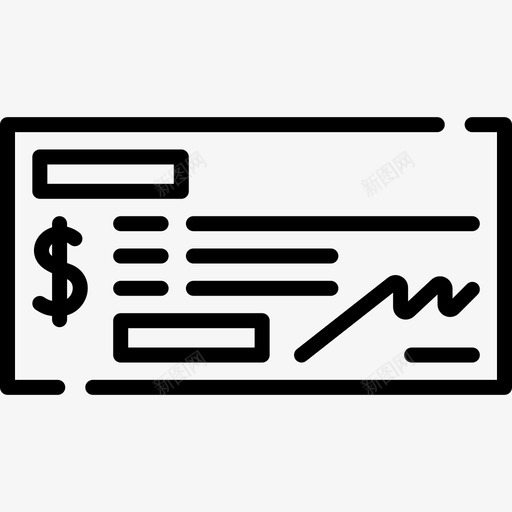 支票慈善106直系svg_新图网 https://ixintu.com 支票 慈善 直系