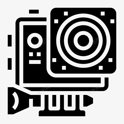动作摄像机极限运动5填充svg_新图网 https://ixintu.com 动作 摄像机 极限运动 填充