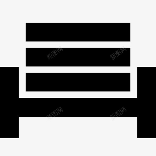 长凳舒适物体svg_新图网 https://ixintu.com 长凳 舒适 物体 公园 放松 图标
