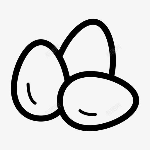 鸡蛋早餐日常生活svg_新图网 https://ixintu.com 鸡蛋 早餐 日常生活 食物 健康