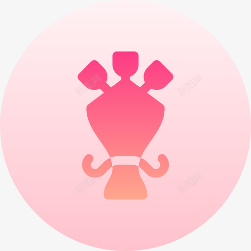 花束爱179圆形svg_新图网 https://ixintu.com 花束 圆形