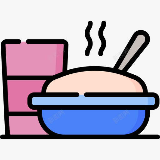 吃宝宝145线性颜色svg_新图网 https://ixintu.com 宝宝 线性 颜色