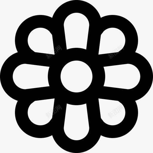 花复活节66线形svg_新图网 https://ixintu.com 复活节 线形
