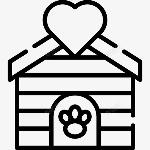动物收容所慈善机构106直系svg_新图网 https://ixintu.com 动物 收容所 慈善 机构 直系