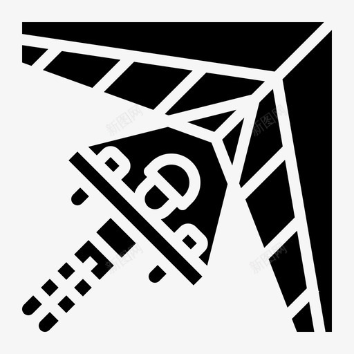 悬挂式滑翔极限运动5填充svg_新图网 https://ixintu.com 悬挂式 滑翔 极限运动 填充