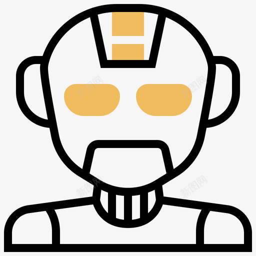 人工智能客户关系管理8黄影svg_新图网 https://ixintu.com 人工智能 客户关系 管理 黄影