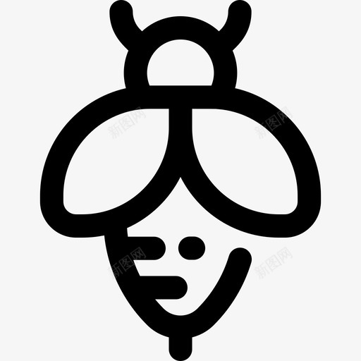 蜜蜂弹簧130直线型svg_新图网 https://ixintu.com 蜜蜂 弹簧 直线 线型