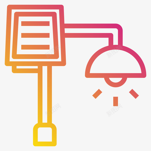 路灯2太阳能svg_新图网 https://ixintu.com 路灯 太阳能