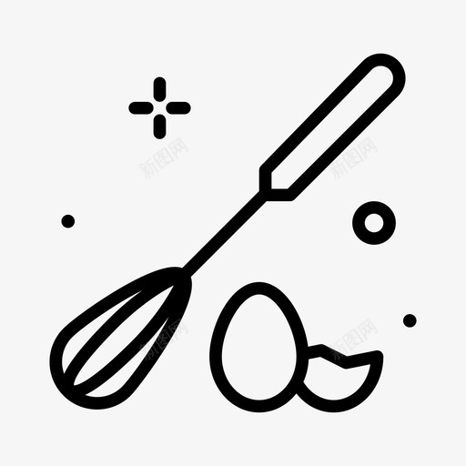 搅打器烘焙甜点1直式svg_新图网 https://ixintu.com 搅打 烘焙 甜点 直式