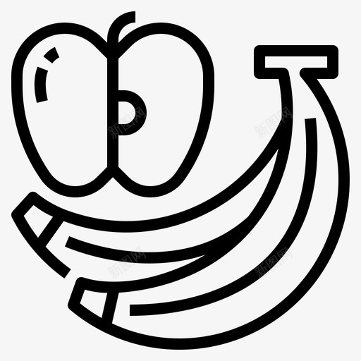 水果预算和费用1线性svg_新图网 https://ixintu.com 水果 预算 费用 线性