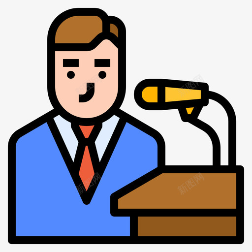 语音通信203线性颜色svg_新图网 https://ixintu.com 语音 通信 线性 颜色