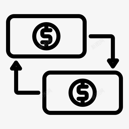 现金流财务管理svg_新图网 https://ixintu.com 现金流 财务 管理 货币 货币流通 业务