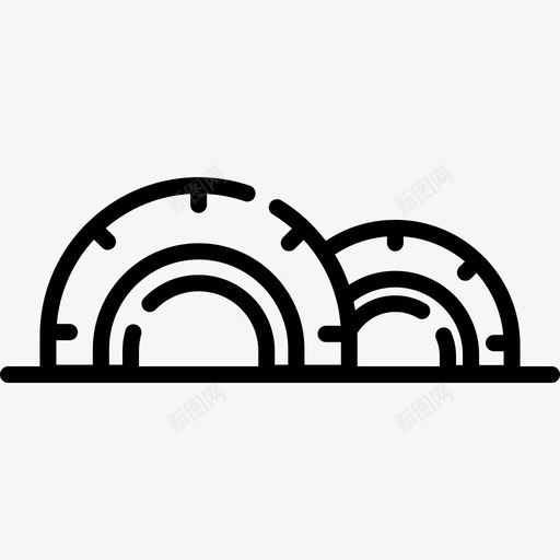 轮胎操场58直线svg_新图网 https://ixintu.com 轮胎 操场 直线