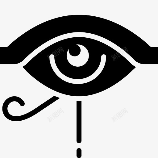 拉之眼埃及69填充svg_新图网 https://ixintu.com 拉之眼 埃及 填充