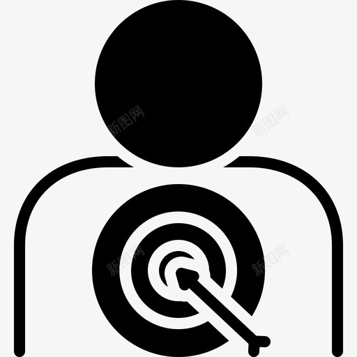 顾客目标消费者顾客svg_新图网 https://ixintu.com 顾客 目标 消费者 购买者 常客