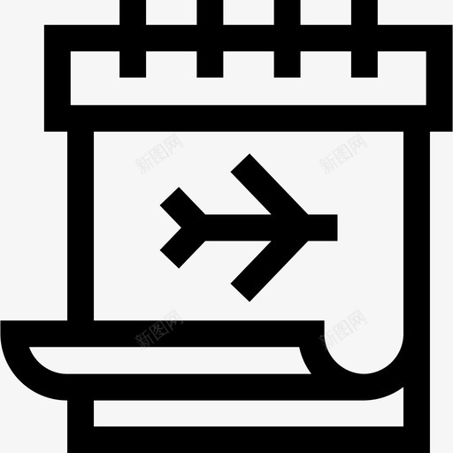 日历机场168直线svg_新图网 https://ixintu.com 日历 机场 直线