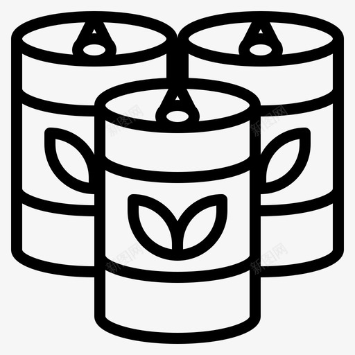 罐头食品农业智能1线性svg_新图网 https://ixintu.com 罐头食品 农业 智能 线性