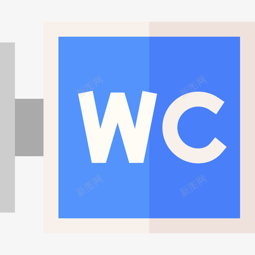 Wc信号和禁令7扁平svg_新图网 https://ixintu.com Wc 信号 禁令 扁平