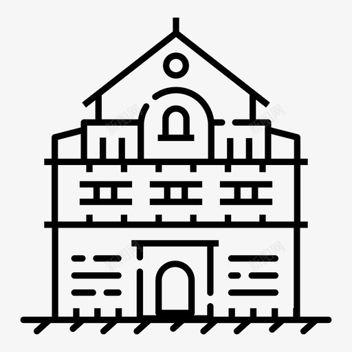 房屋建筑城市svg_新图网 https://ixintu.com 城市 建筑 房屋 景观 城镇 历史 市中心