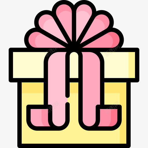 礼物149岁生日线性颜色svg_新图网 https://ixintu.com 礼物 149岁 生日 线性 颜色