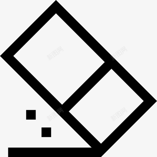 橡皮擦清洁教育svg_新图网 https://ixintu.com 橡皮擦 清洁 教育 删除 学校 图形