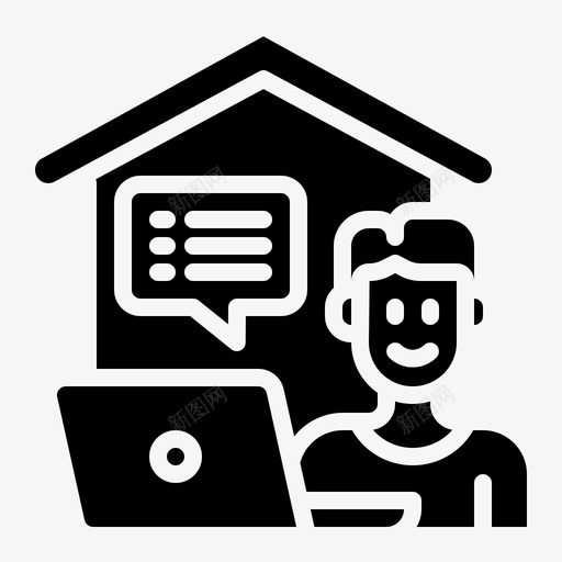 在家工作医疗保健15填充svg_新图网 https://ixintu.com 在家 工作 医疗保健 填充