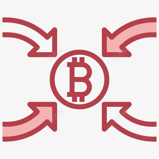 集中式加密货币93红色svg_新图网 https://ixintu.com 集中式 加密 货币 红色