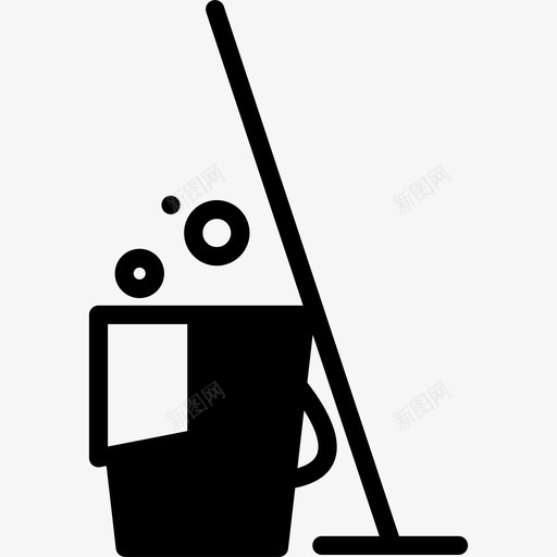 清洁垃圾箱清洁工svg_新图网 https://ixintu.com 清洁 垃圾箱 清洁工 拖把