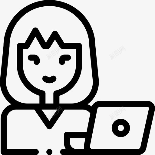 设计师工作和职业10线性svg_新图网 https://ixintu.com 设计师 工作 职业 线性