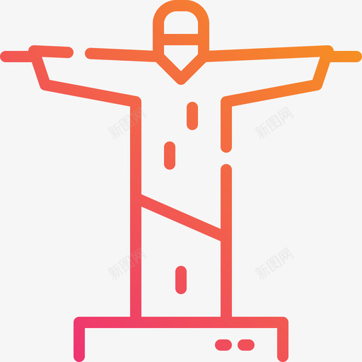耶稣巴西7线性梯度svg_新图网 https://ixintu.com 耶稣 巴西 线性 梯度