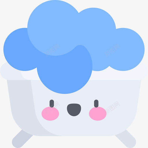 浴缸卫生常规24扁平svg_新图网 https://ixintu.com 浴缸 卫生 常规 扁平