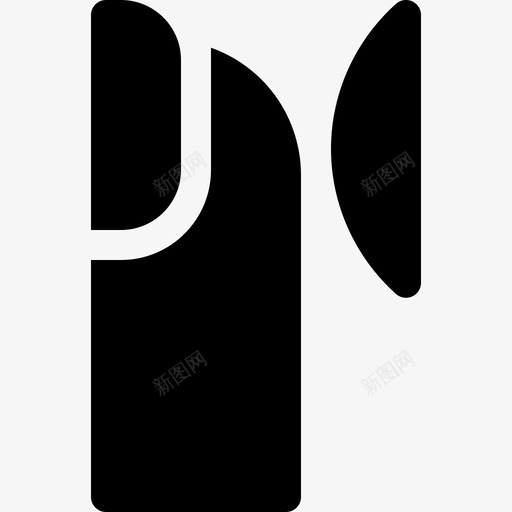 隐形眼镜验光师8填充型svg_新图网 https://ixintu.com 隐形眼镜 验光师 填充型