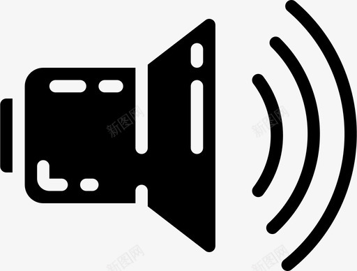 声音必需品73填充svg_新图网 https://ixintu.com 声音 必需品 填充
