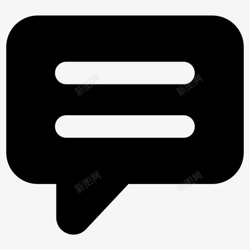短信息聊天通信svg_新图网 https://ixintu.com 信息 短信 聊天 通信 文本