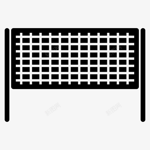 网羽毛球运动svg_新图网 https://ixintu.com 羽毛球 运动 体育 截击 排球网 字形