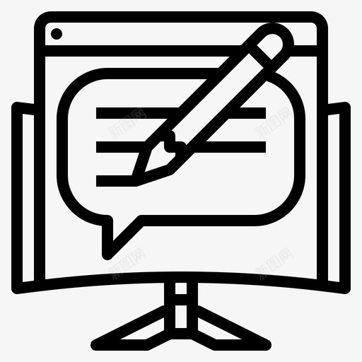 博客搜索引擎优化153线性svg_新图网 https://ixintu.com 博客 搜索引擎 优化 线性